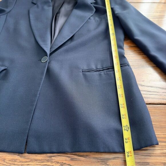 Orvis Blazer Classic One Button Navy Blue Career Academia Women’s Size 6 - Picture 4 of 7